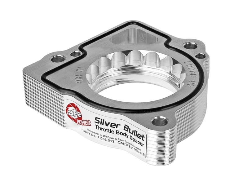 aFe Silver Bullet Throttle Body Spacer for Improved Airflow T-6061 Billet Alu...