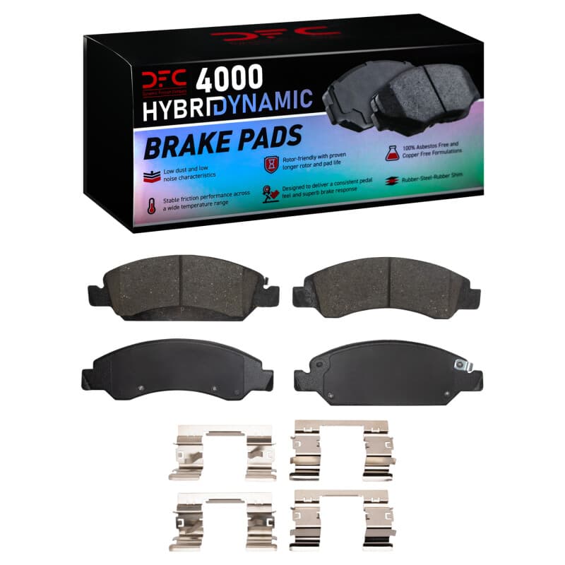 DFC 4000 HybriDynamic Brake Pads for Chevy C6 6-Piston Front