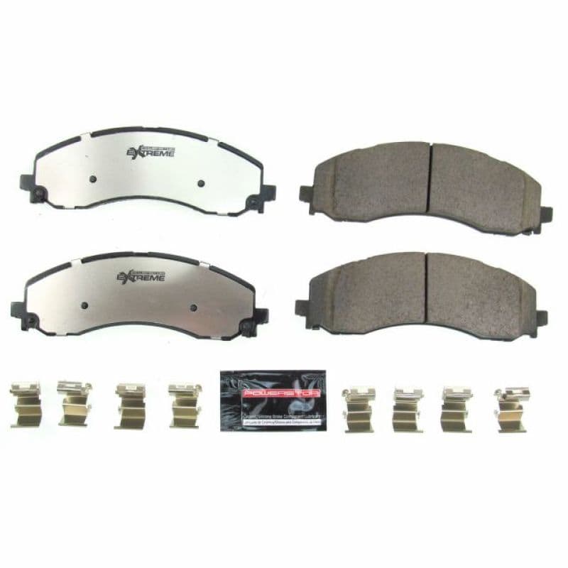 PowerStop Z36 Ceramic Truck & Tow Brake Pads for Trucks & SUVs Low-Dust Carbo...