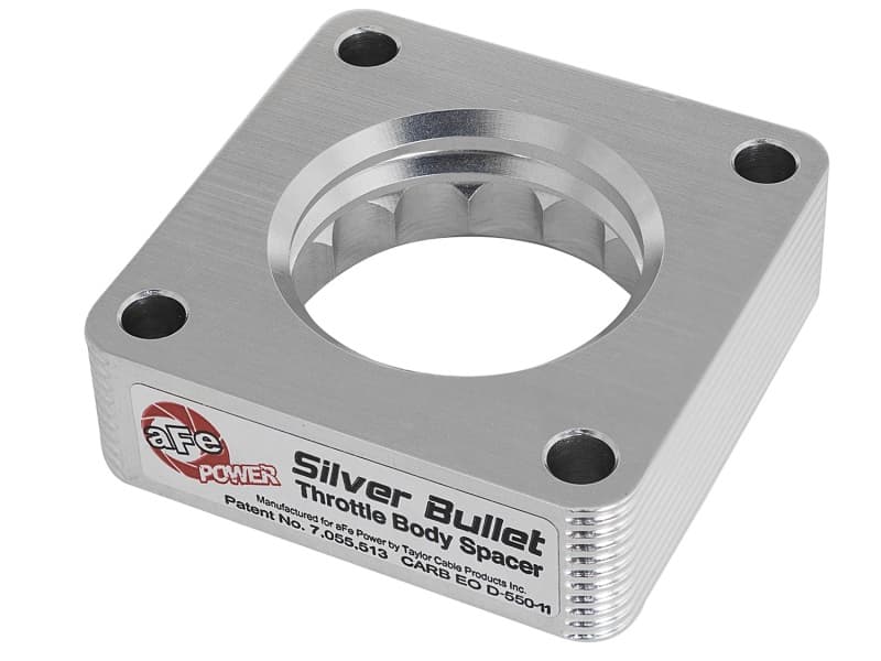 aFe Silver Bullet Throttle Body Spacer for Chevy C6 T-6061 Billet Aluminum Se...