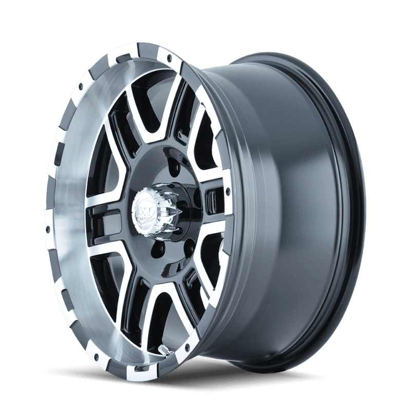 ION Wheels 179 Series 16x8 8x165.1 10mm Offset Black/Machined Wheel - Image 3