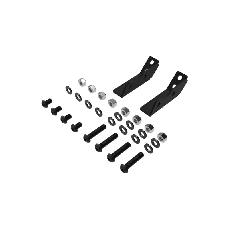 KC HiLiTES Platform One Roof Rack with 45° Offset and Vertical Bolt Provision