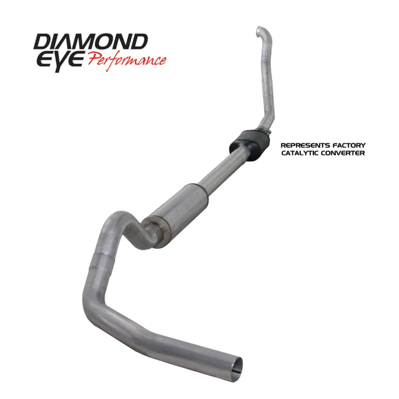 Diamond Eye Performance Turbo Back Exhaust Kit SS for Chevy C6