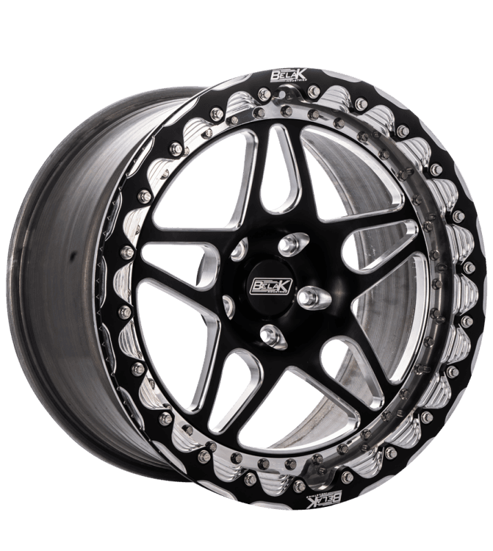 Belak Wheels Series 3 Wheels for Chevy C6 18x9.5 5x120 Matte Black - Image 2