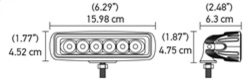 HELLA LED Work Light Bar for Agriculture 12V 20W Durable - Image 5