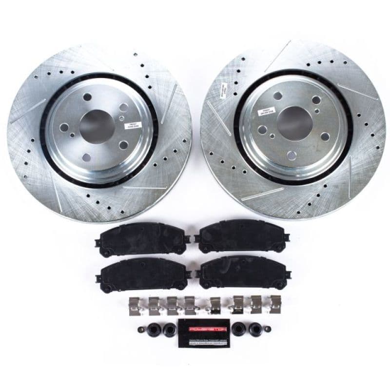 PowerStop Z23 Evolution Sport Brake Kit for Daily Driver Carbon-Fiber Ceramic...