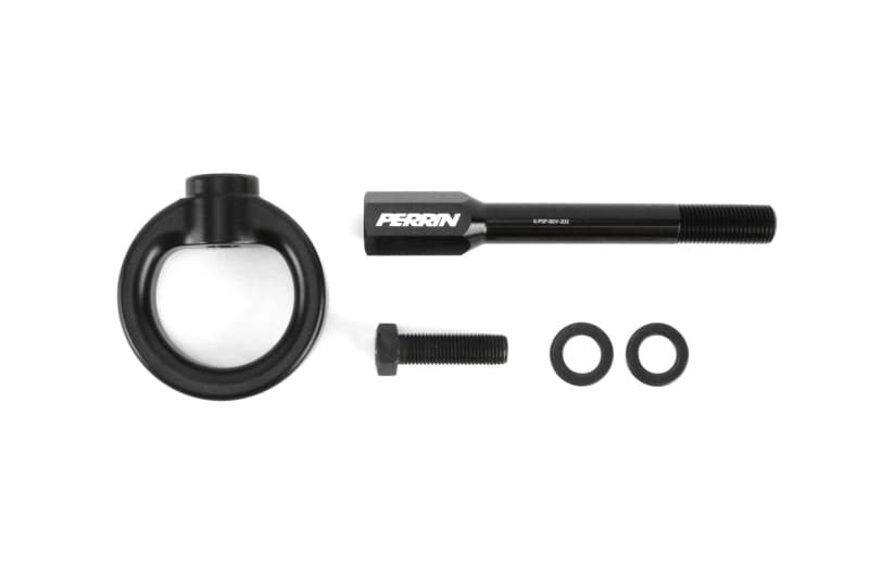 Perrin Performance Tow Hook Kit for 02-07 Subaru WRX/STI Front Flat Black - Image 4