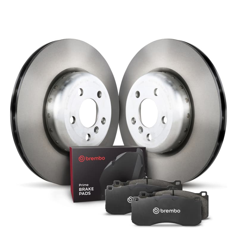 Brembo OE Brake Rotors with Prime Low-Met Pads and Hardware