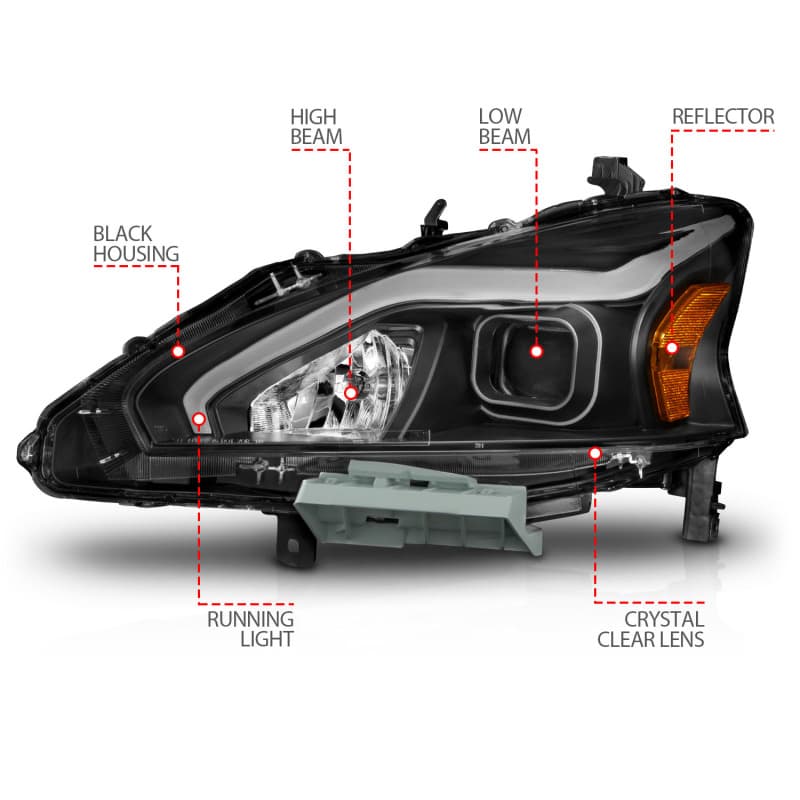 ANZO LED Projector Headlights for Chevy C6 High Output Replacement - Image 5