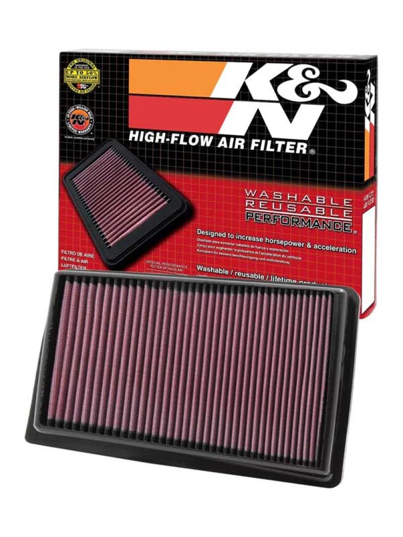 K&N Engineering Drop-In High-Flow Air Filter 33-2426 Reusable Washable - Image 4