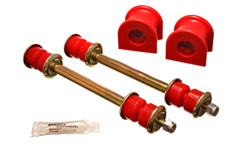 Energy Suspension Sway Bar Bushings Hyper-Flex Polyurethane Red - Image 3