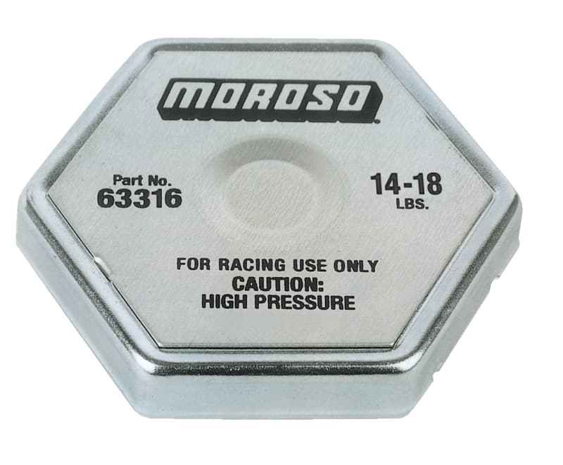 Moroso Radiator Cap 14-18lbs Pressure