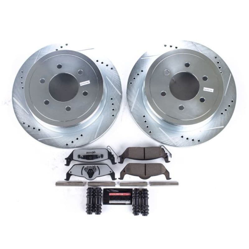 PowerStop Z36 Truck & Tow Brake Kit for Trucks 4x4 SUVs with Carbon-Fiber Cer...