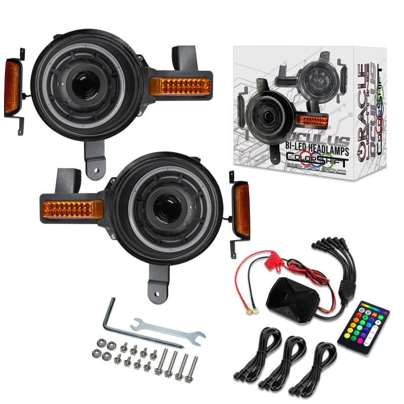 ORACLE Lighting Oculus Bi-LED Headlights ColorSHIFT RGB+W 5200 Lumens