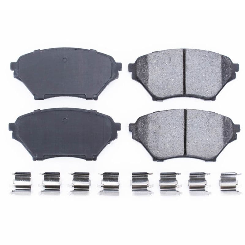 PowerStop Z17 Evolution Plus Ceramic Brake Pads with Stainless Steel Hardware