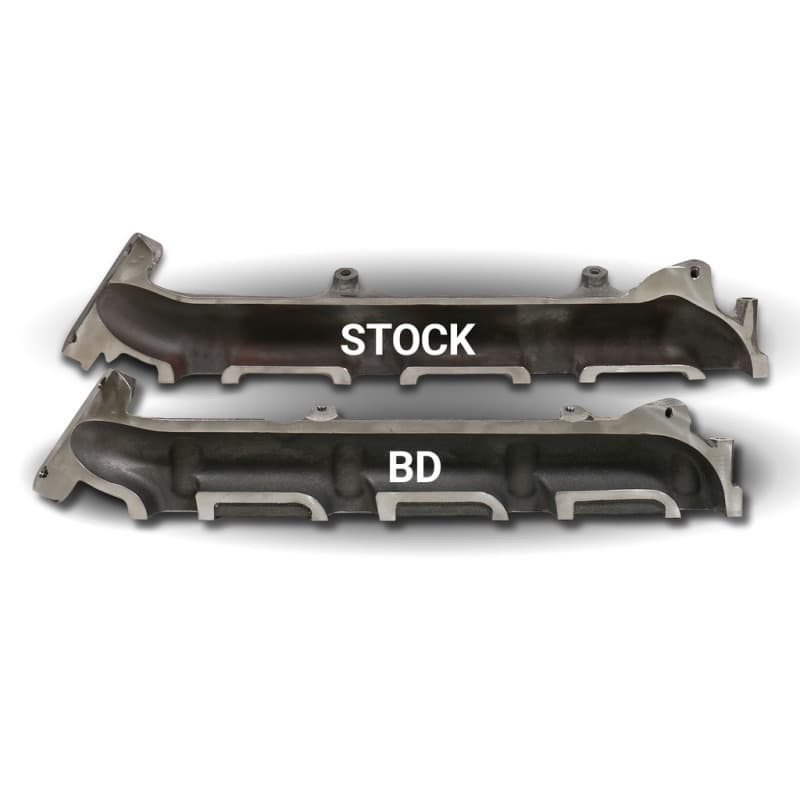 BD Diesel Exhaust Manifolds for Ford 6.7L 0.275in Thick Hi-Silicon Ductile Ca... - Image 5