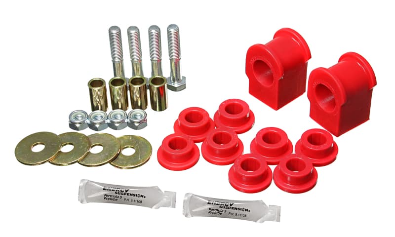 Energy Suspension Sway Bar Bushings Hyper-Flex Polyurethane Red - Image 3
