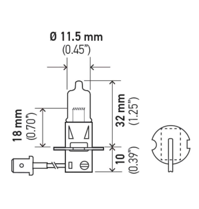 HELLA Halogen Bulb H3 24V - Image 4