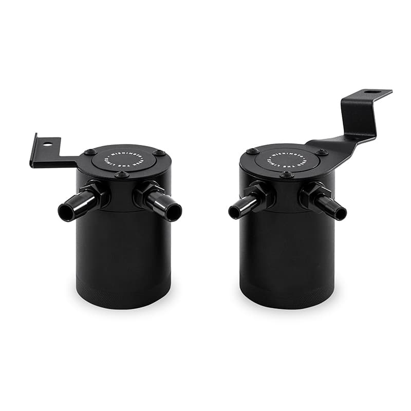 Mishimoto Baffled Oil Catch Can Kit for 2015-2016 WRX Dual Compact Cans - Image 3