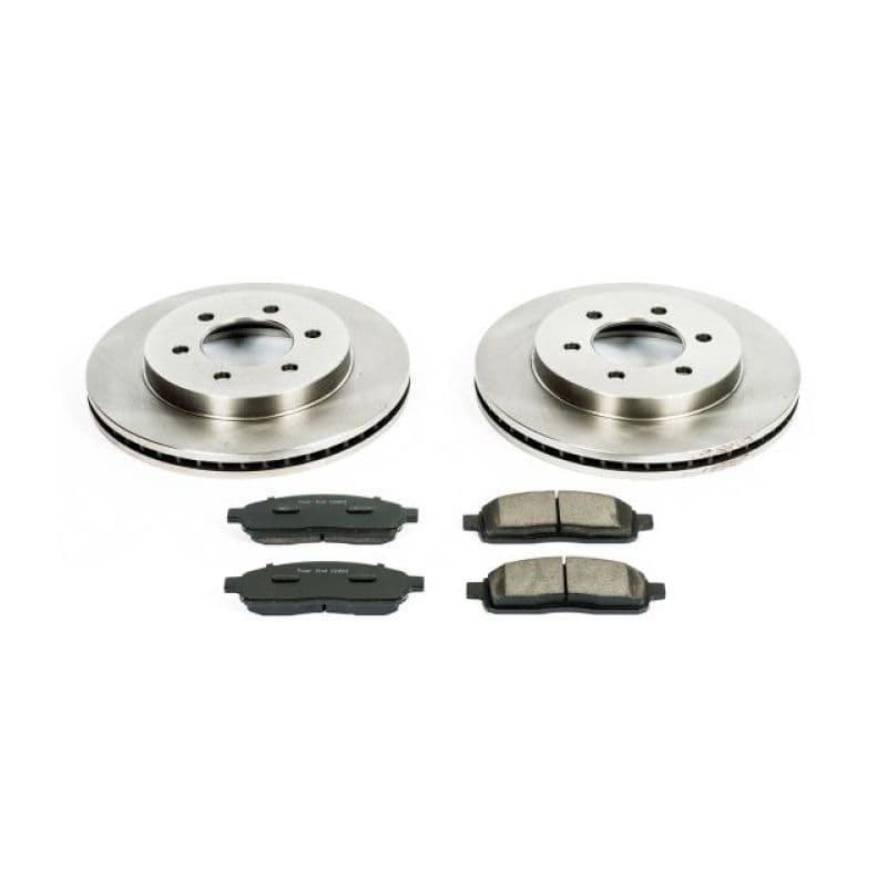 PowerStop Z17 Stock Replacement Brake Kit with Ceramic Pads and Rotors