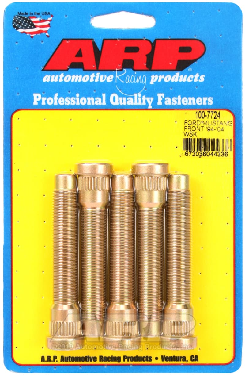 ARP Wheel Stud Kit for Ford Mustang 94-04 Front Set of 5 - Image 2