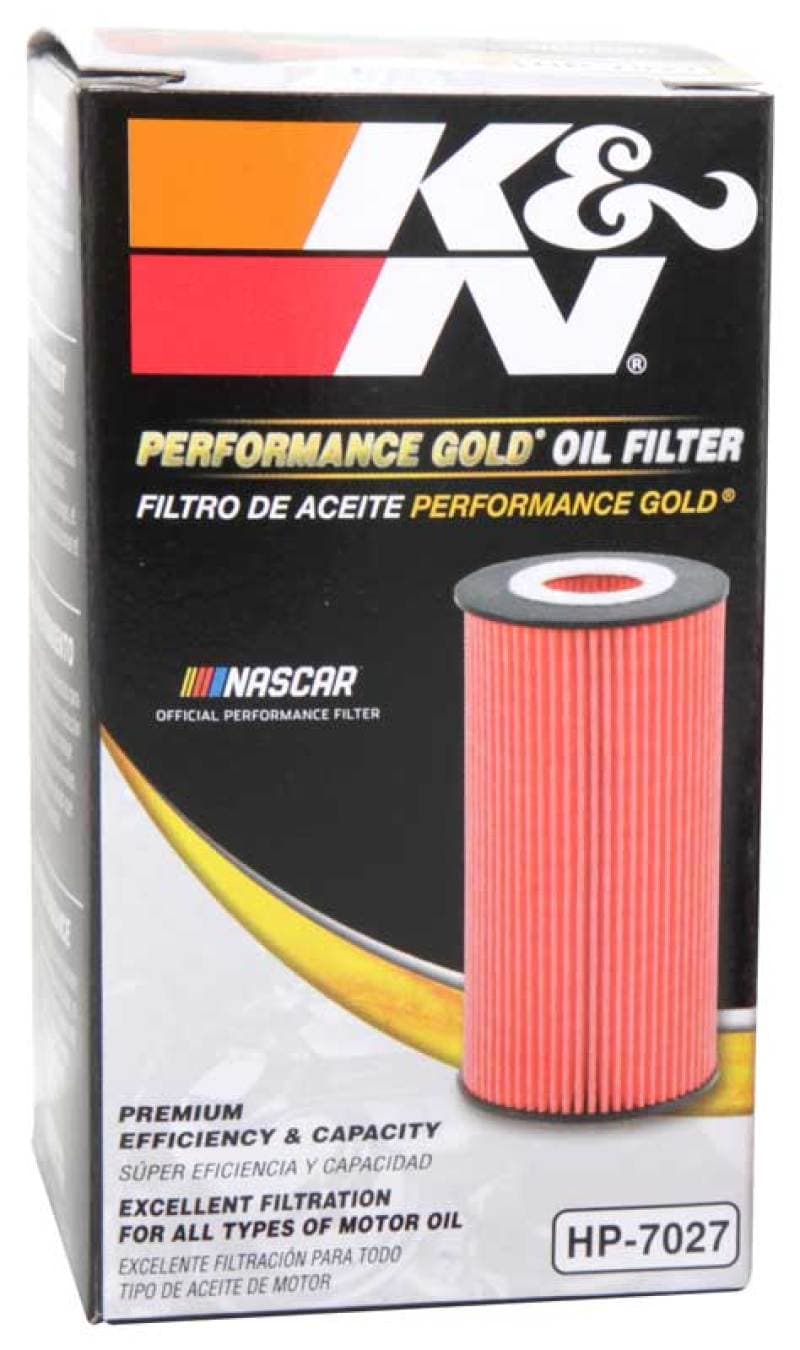 K&N Engineering Cartridge Oil Filter HP-7027 High Flow Contaminant Trap - Image 4