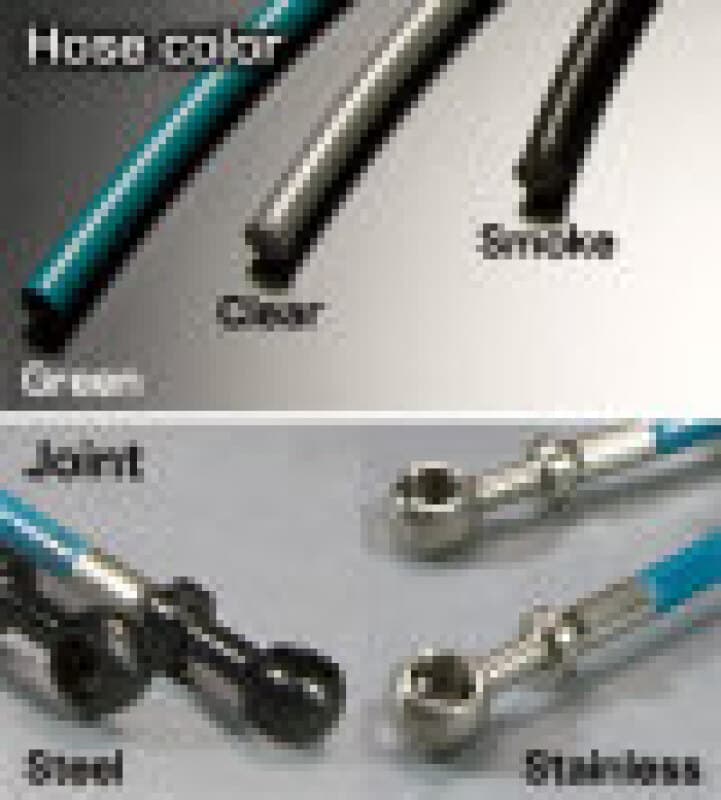 Project Mu Stainless Steel Clear Teflon Brake Lines for Suzuki Cappuccino - Image 2