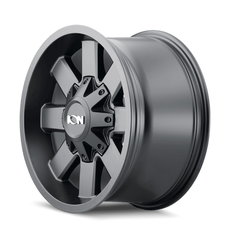 ION Wheels 141 Series 17x9 8x165.1 BP 18mm Offset Satin Black Wheel - Image 2