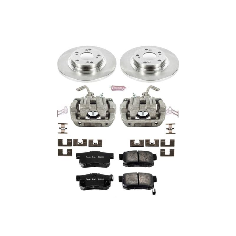 PowerStop Autospecialty Brake Kit with Calipers Complete Stock Replacement