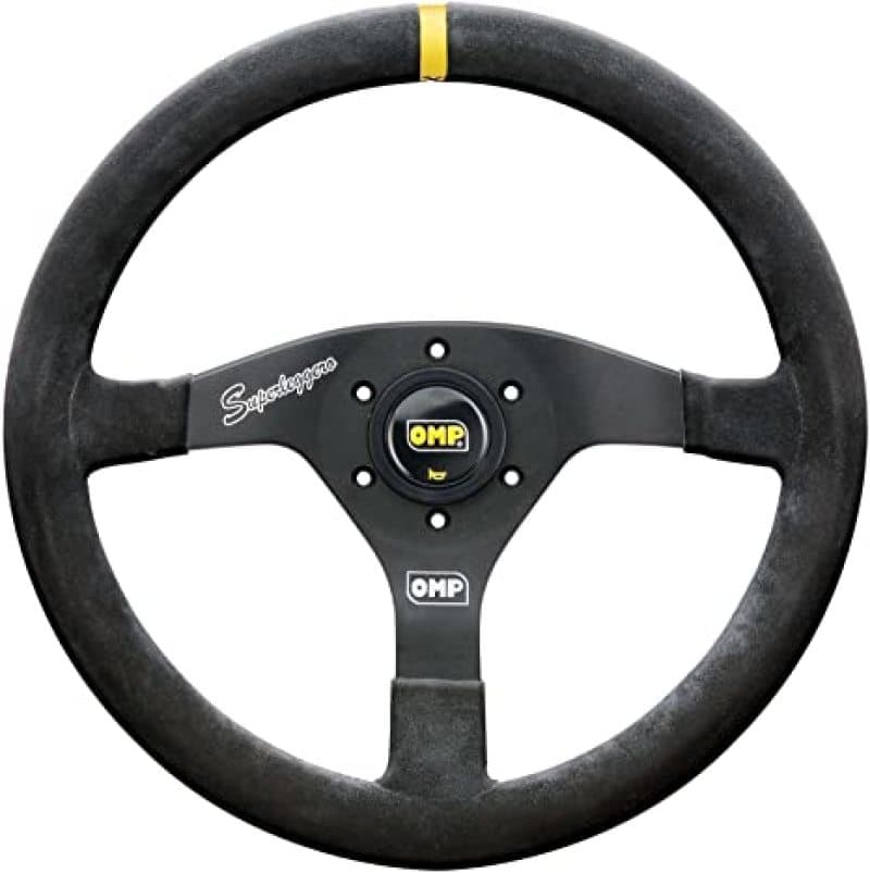 OMP Velocita Superleggero Suede Leather 350mm Steering Wheel