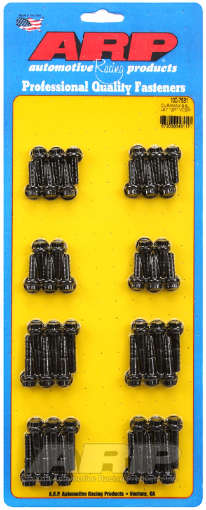 ARP Valve Cover Bolt Kit for Chevy Duramax 6.6L LB7 12pt - Image 2