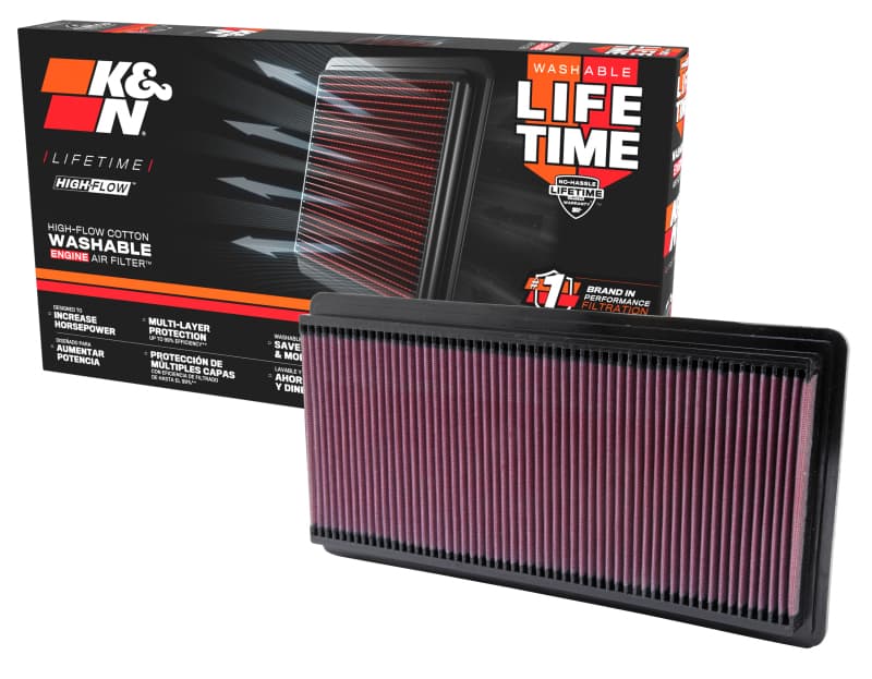 K&N Engineering Drop-In High-Flow Washable Air Filter 33-2111 - Image 3
