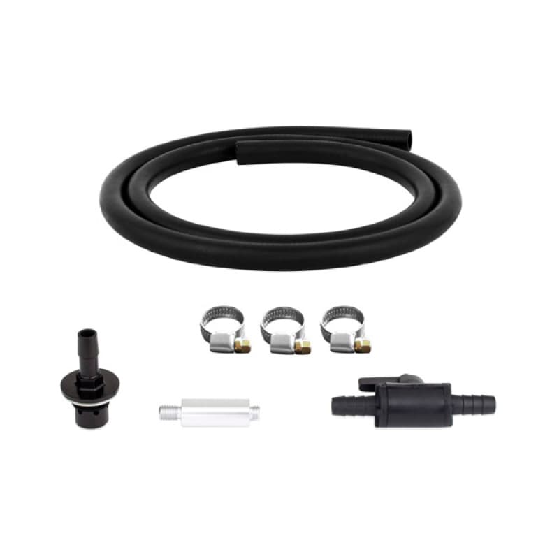 Mishimoto Baffled Oil Catch Can Petcock Drain Kit with 6061 Aluminum Barbed O... - Image 2