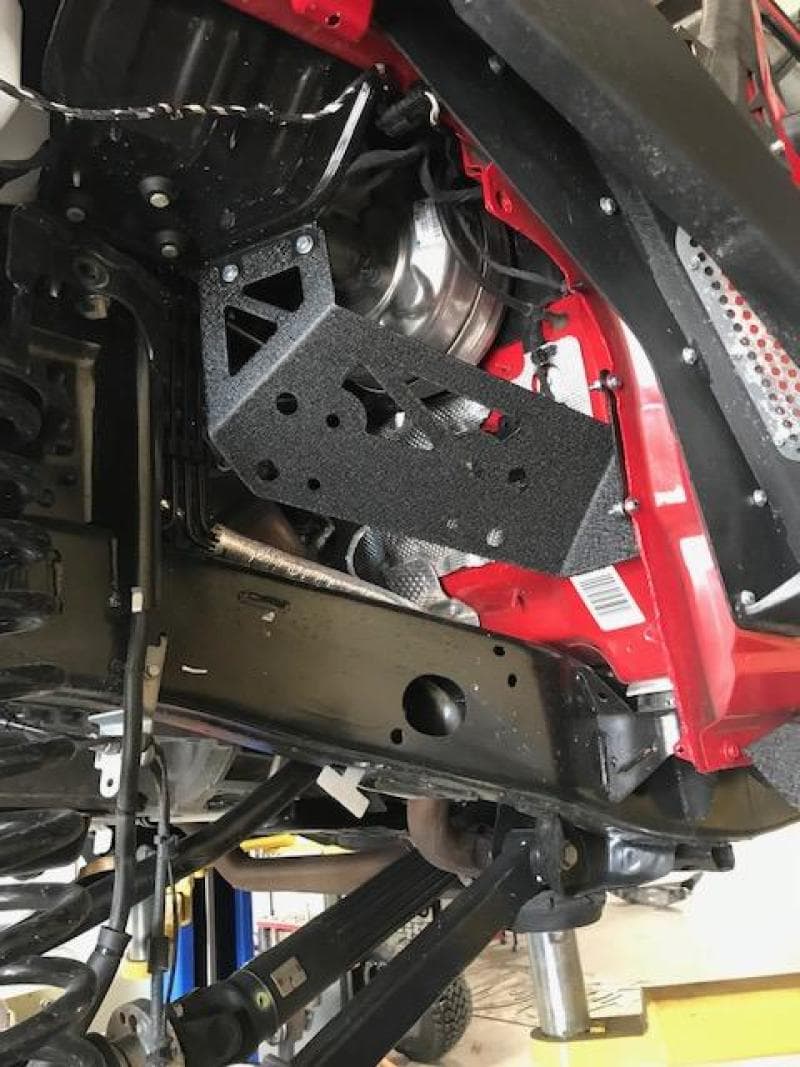 DV8 Offroad Compressor Mount for Jeep JL ARB Twin Compressor Inside Engine Bay - Image 3