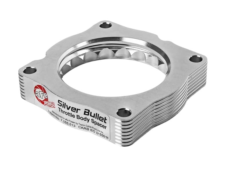 aFe Silver Bullet Throttle Body Spacer for Increased Airflow T-6061 Billet Al... - Image 2