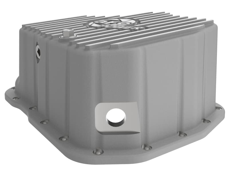aFe Power Cast Aluminum Oil Pan Cover with Magnetic Drain Plug - Image 4