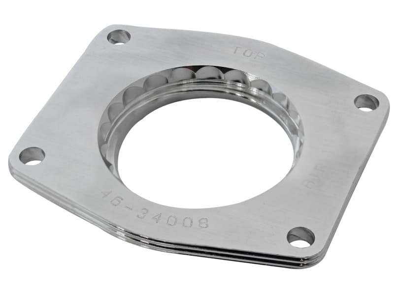 aFe Silver Bullet Throttle Body Spacer for GM 1500 Aluminum 6061-T6 - Image 2