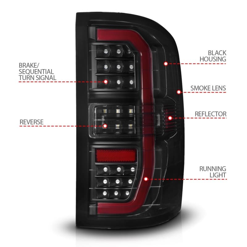 ANZO LED Taillights for Chevy C6 100% Street Legal - Image 5