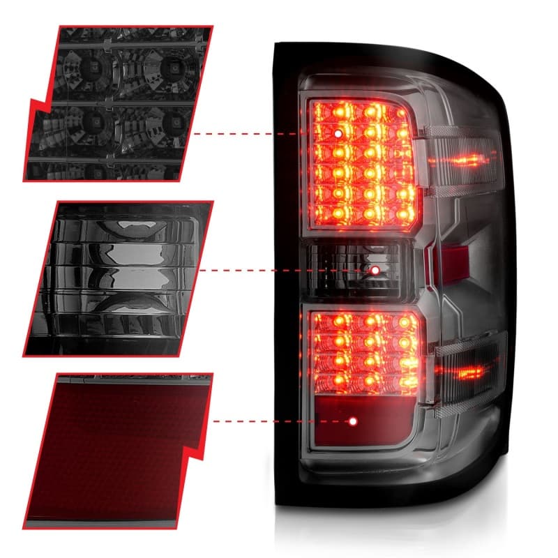 ANZO LED Taillights for Chevy C6 100% Street Legal - Image 4