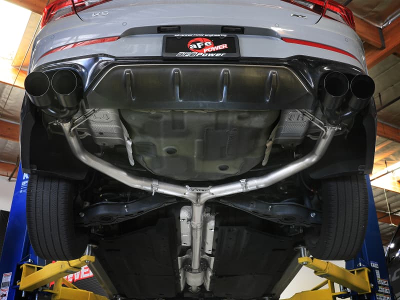 aFe Exhaust Axle Back System 3in Stainless Steel Quad 4in Tips - Image 5