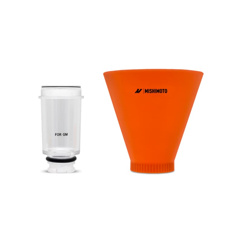 Mishimoto Direct Fit Oil Funnel Kit for GM Vehicles with 150° Extended Adapter