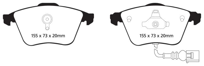 EBC Bluestuff NDX Brake Pads High Friction Sport & Race Material - Image 4