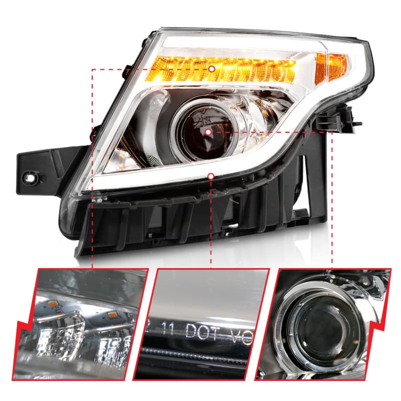 ANZO LED Projector Headlights for Chevy C6 111576 - Image 4