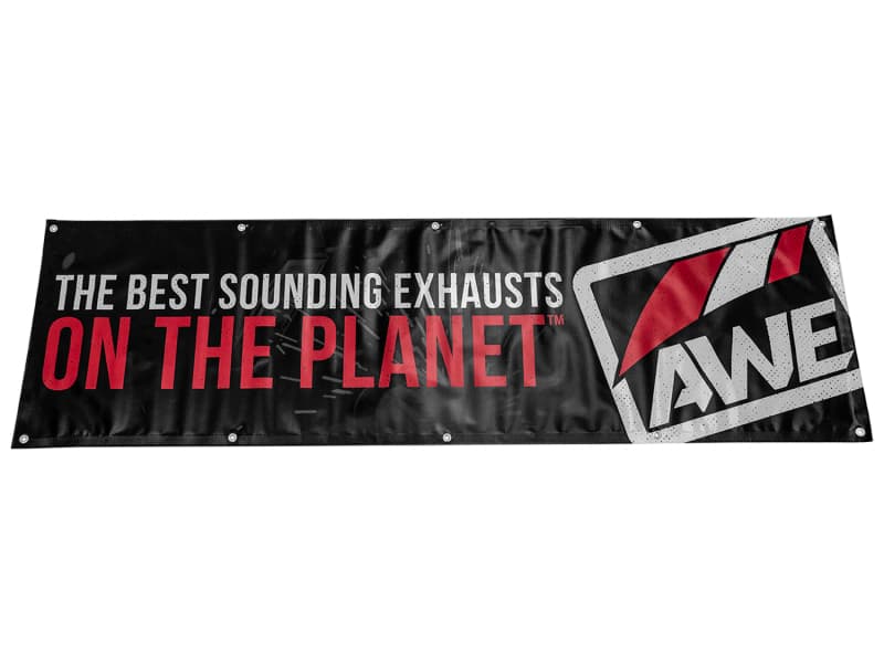 AWE Tuning Banner 7-Foot Wide Garage Wall Decor - Image 3