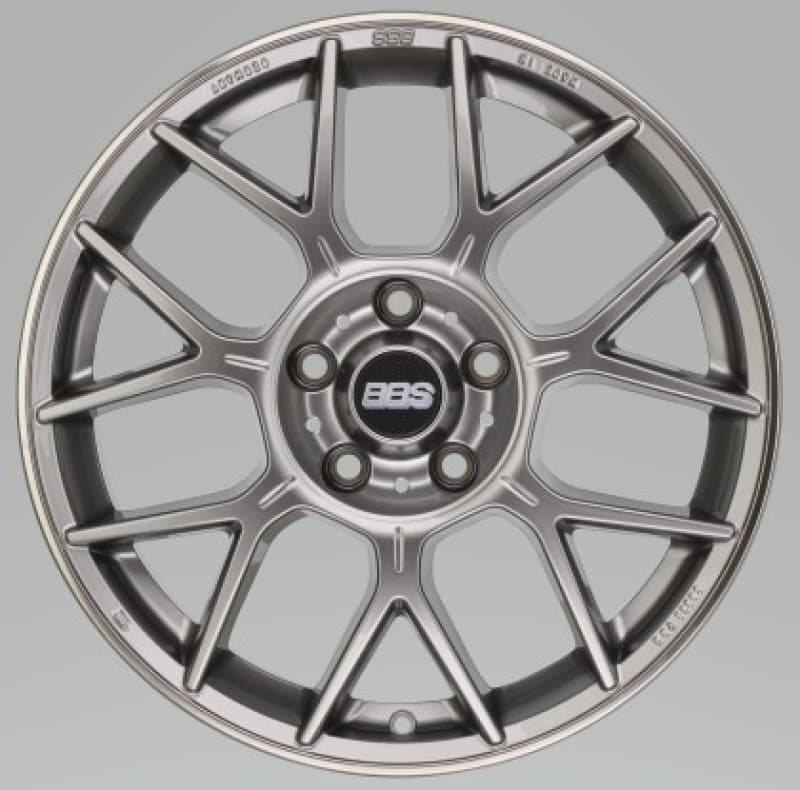BBS XR 18x8 5x100 ET45 Gloss Platinum Wheel 70mm PFS/Clip Required