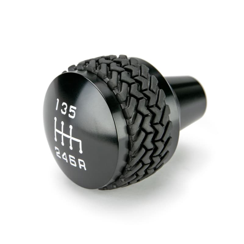 DV8 Offroad Shift Knob for 2011-18 Jeep JK Billet Aluminum Tired Tread Grip - Image 3