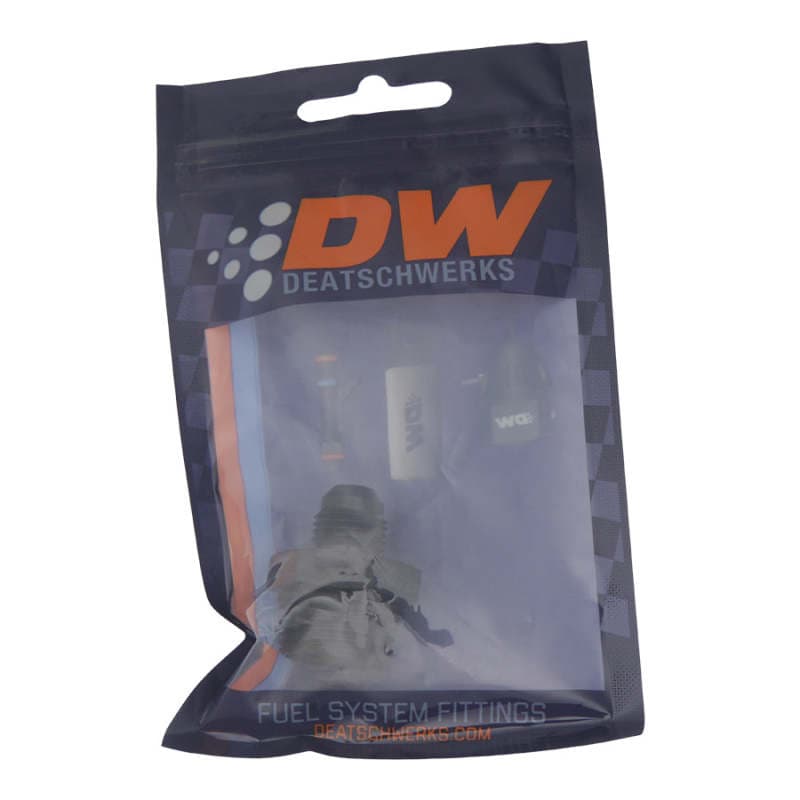 DeatschWerks 10AN ORB Male to 6AN Male Flare Adapter Anodized Matte Black - Image 2