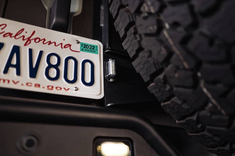 DV8 Offroad License Plate Relocation Bracket for 6th Gen Bronco Rear Tailgate - Image 3