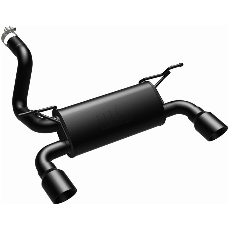MagnaFlow Axle Back Exhaust for Jeep with Black Coated Tips Stainless Steel - Image 3