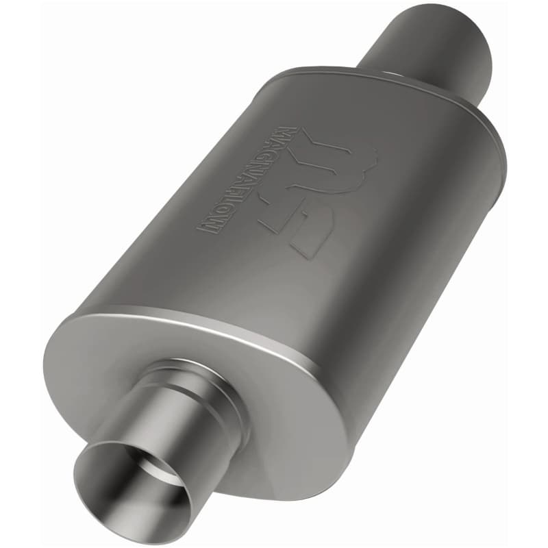 Magnaflow Stainless Steel Straight-Through Muffler with Welded Tip - Image 2